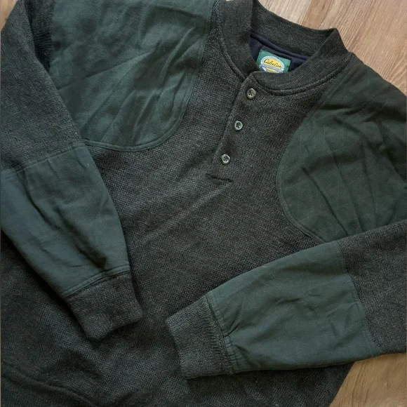 Cabela’s Extreme Cold 100% Wool Lined Hunting Outdoor Workwear Sweater XL - Picture 4 of 13